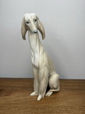 LLADRO VINTAGE RETIRED AFGHAN HOUND PORCELAIN DOG FIGURINE STATUE #1069 11.5