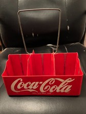 Vintage 1950's Plastic Six Pack Coca Cola Bottle Carrier picture