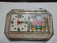 Vintage Special Export Beer Lighted  Clock Works 15 picture