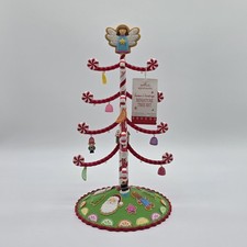 Hallmark Season's Treatings Miniature Christmas Tree & 12 Ornaments 2017 QAC1059 picture