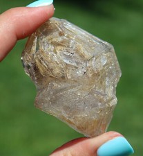 Fenster Quartz Or Window Quartz Super Piece Great Clay Inclusions Mexico 6.0 Cms picture