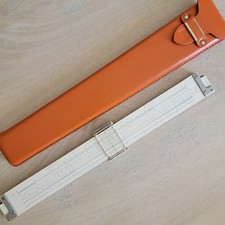 Vintage K&E Keuffel & Esser Slide Rule w/ Original Case Engineering Tool 681497 picture