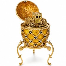 1897 Imperial Coronation Royal Easter Egg 7 Inches picture