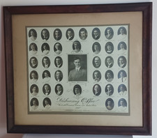 Antique Photograph Census Workers in the Disbursing Office 1910 picture