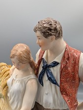 Large Antique Meissen German Porcelain Figurine 