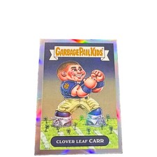 2026 Bowman Footbal Garbage Pail Kids Clover Leaf Carr CJ Carr Parallel NILG-CJC picture
