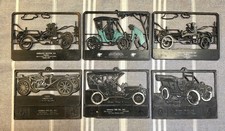 Lot (6) Vintage Pontiac Garlatz Motor Co. Kimball Tire Co. Automotive Signs picture