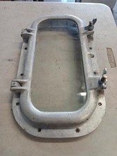 VINTAGE ALUMINUM RECTANGULAR PORTLIGHT 9 X 16