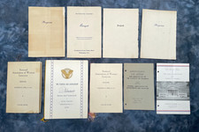 Vintage Federal Bar Program Lot 9 Political Washington DC 1940s 50s Law Judges picture