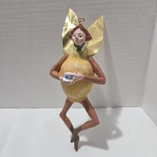 Dept 56 Tutti Frutti Lemon Fruit Fairy Ornament Patience Brewster 8