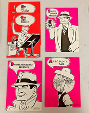 Dick Tracy Neon Greeting Cards - Chester Gould, Chicago Tribune, Norcross picture