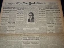 1930 SEPTEMBER 28 NEW YORK TIMES NEWSPAPER - JONES FOUR TIMES CHAMPION - NT 9437 picture