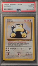 1999 Pokémon Jungle Snorlax Non-Holo 27/64 PSA 8 NM-MT picture
