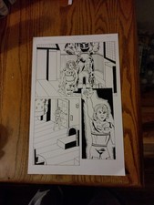 Original Artwork Compu-M.E.C.H. Page 25 Issue #28 By Theodore Riddle  picture
