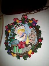 Ashton Drake Ornament Christmas Woods Heirloom Holiday 99 Sharing A Toasty Fire picture