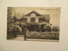 Geneva Indiana Postcard Limberlost Cabin IN picture