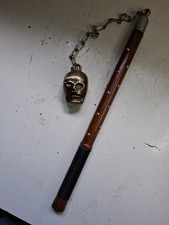 Medieval Style Decorative Dual Skull Face Flail Mace. 21