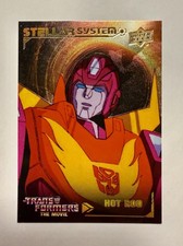 2026 Upper Deck Transformers 40th HOT ROD Stellar System Black Hole Parallel /25 picture