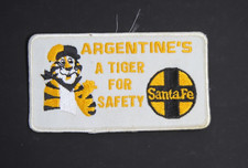 Vintage 1970's AT&SF / Santa Fe Railroad Safety Patch, Argentine Yard Kansas picture