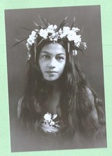 Found 4X6 PHOTO of Pretty Vintage Native Hawaiian Island Girl picture
