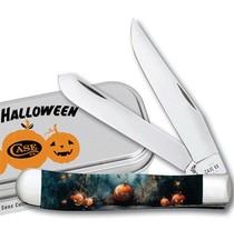 Case XX USA 2025 Color Infusion 💀 HALLOWEEN ☠️ Trapper Pocket Knife w/Tin picture