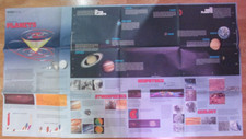 NASA Facts Poster Comparing The Planets 1978 Educational Facts 55 1/2 x 31 1/2 picture