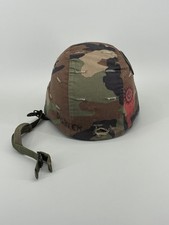 Vintage Camo M1 Helmet Hand Painted RIP Fly High Desert “Storm Soldier”Named picture