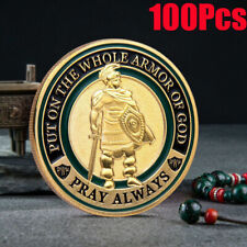 100Pc Put on the Whole Armor of God Commemorative Challenge Collection Coin Gift picture