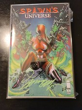 Spawn's Universe #1 . CAMPBELL'S COMPLETE VARIANT SET A-D SIGNED W/COA MT picture