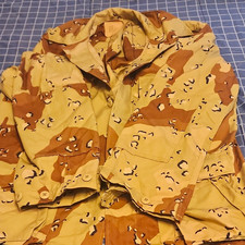 Desert Camo Military Uniform Set Jacket & Pants Large Regular 8415-01-102 picture
