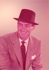 PFE3-394 MARK STEVENS 1956 ORIGINAL NY MIRROR COVER SHOOT 5X7 COLOR TRANSPARENCY picture