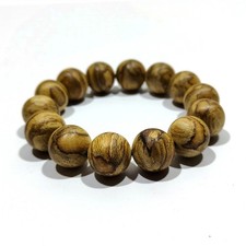 Genuine Wild Agarwood Bracelet 16 mm Malinau North Kalimantan 15 g picture