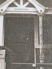 Manchester Sharston House UK 1910 RPPC Photo B&W Postcard England Wythenshawe GB picture