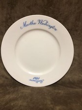 Super Rare 1875 Baltimore Maryland Martha Washington Tea Party Plate Blue /White picture