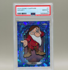 2024 Topps Chrome Disney Sapphire Grumpy PSA 10 picture