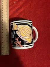 Vintage 1991 WWF Celebrate Sea Life Mug Kay Dee Designs Fish Ocean Wildlife picture
