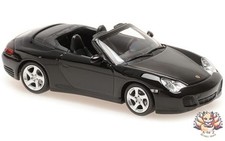 MAXICHAMPS 1/43 Porsche 911 4S Cabriolet 2003 Black Diecast Model Car picture