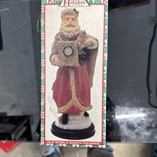 VTG Santa Claus Figurine World Bazaars Christmas Decoration 9.5x3.5