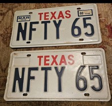 Two Sets Of Vanity License Plates Nify 65 picture