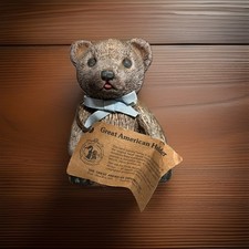 Vtg 1987 Great American Holder Bear &Folk Art Collectibles GAO 28387 Wall Pocket picture