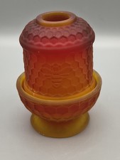 BHG (Beehive Glass Co) Original Honeycomb Fairy Lamp in Sunfire Mist picture
