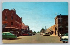 Glasgow Montana Downtown Main Street MT c1960 Postcard picture