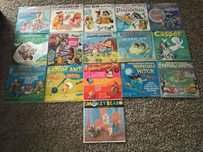 Record Lot 16 Hanna-Barbera, Flintstones, Disney, Spy, Smokey Bear, Yogi Bear picture