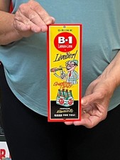 Vintage Style Metal Sign B1 Lemon Lime Door Push NOT Porcelain 9x3 Made USA picture