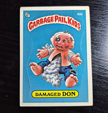 1985 Topps Garbage Pail Kids Card Series 1 OS1 Matte Back GPK Damaged Don 40b picture