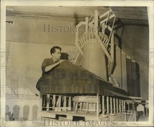 1939 Press Photo Steel Plant Model Unit under Construction - ney18825 picture