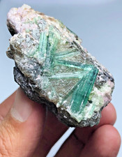 Excellent SMOKY QUARTZ With Green TOURMALINE AND Pink Lepidolite - 123 grams picture