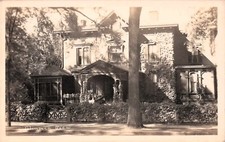 RPPC Cooperstown NY New York Glimmerview Mansion Lake Street Photo Postcard F28 picture