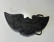 Vintage 1970’s Harley Davidson motorcycle belt buckle early style picture