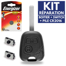 ✔ Remote control clip key shell for Citroen C1 C2 C3 C4 C5 C8 / battery / switch picture